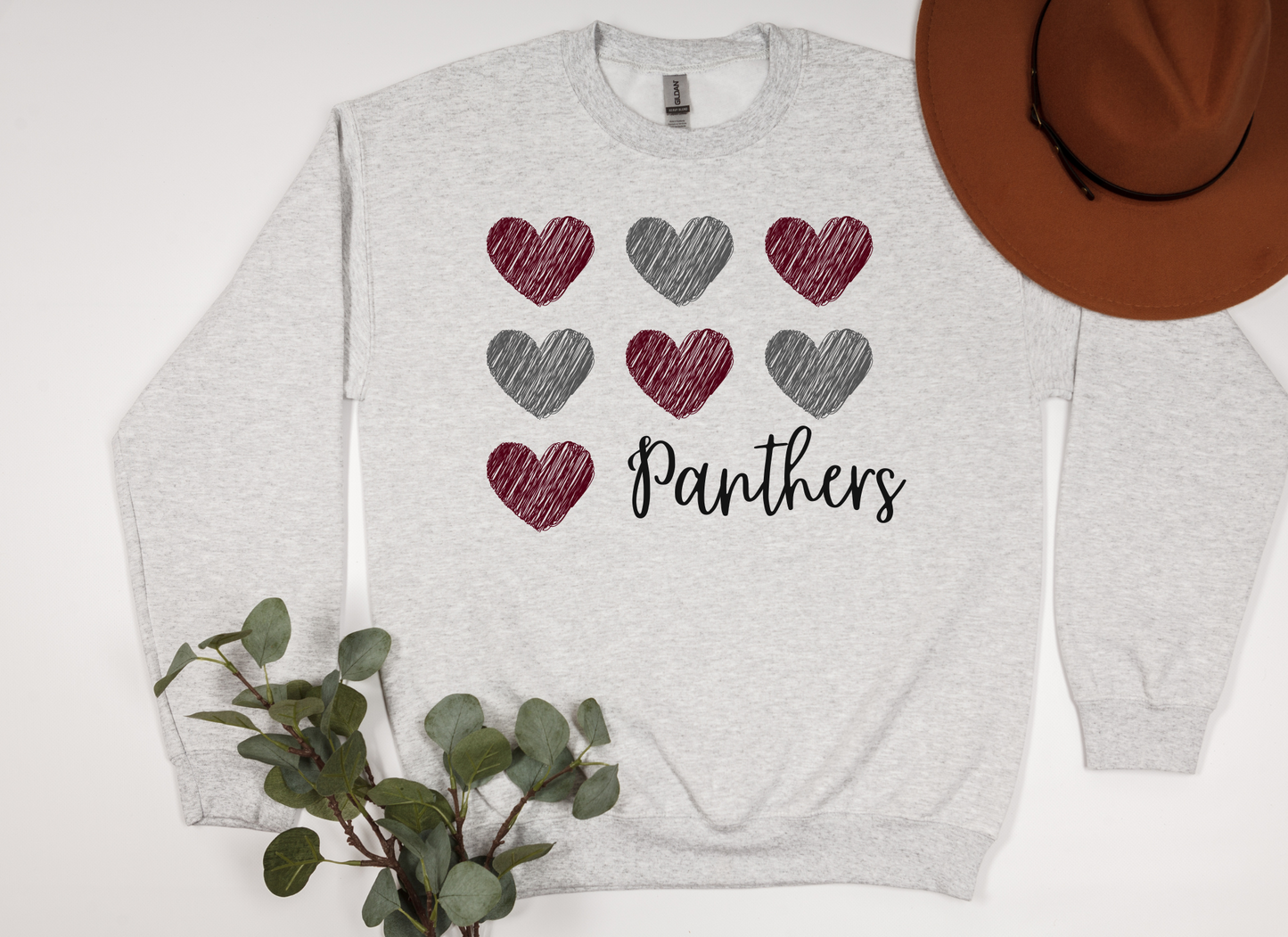 Hearts Custom School Mascot Sweatshirt