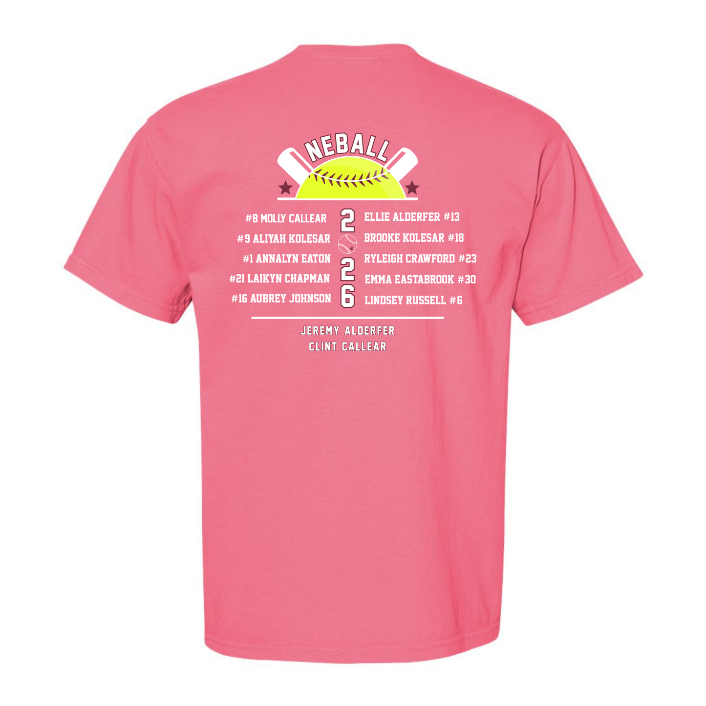 District 33 Champions - Comfort Colors T-Shirt - Crunchberry