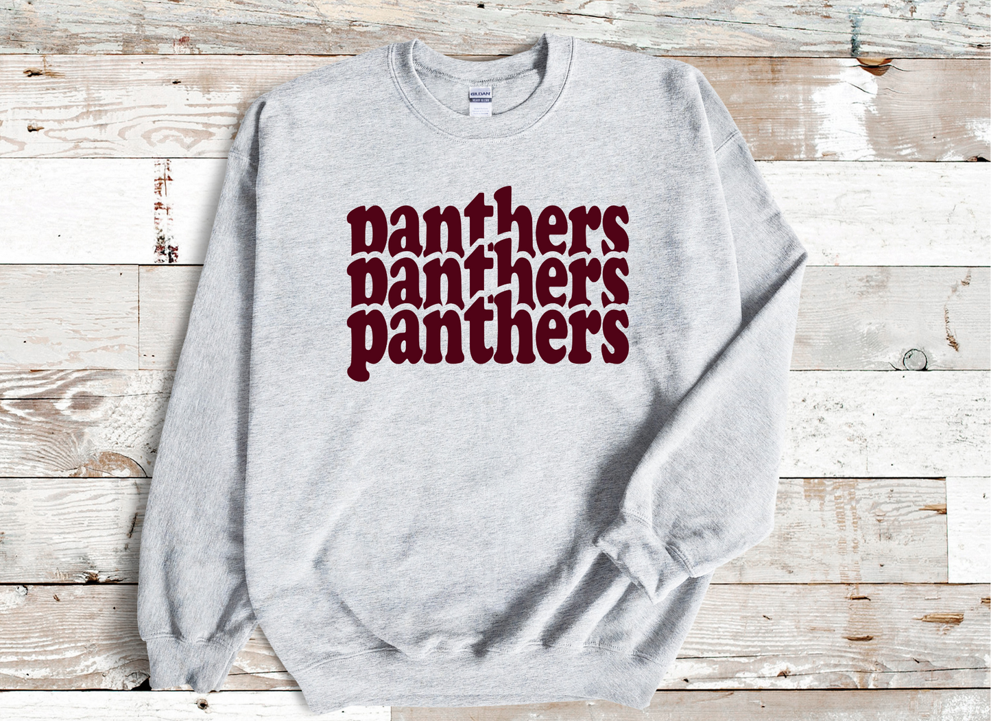 Stacked Mascot - Custom School Sweatshirt