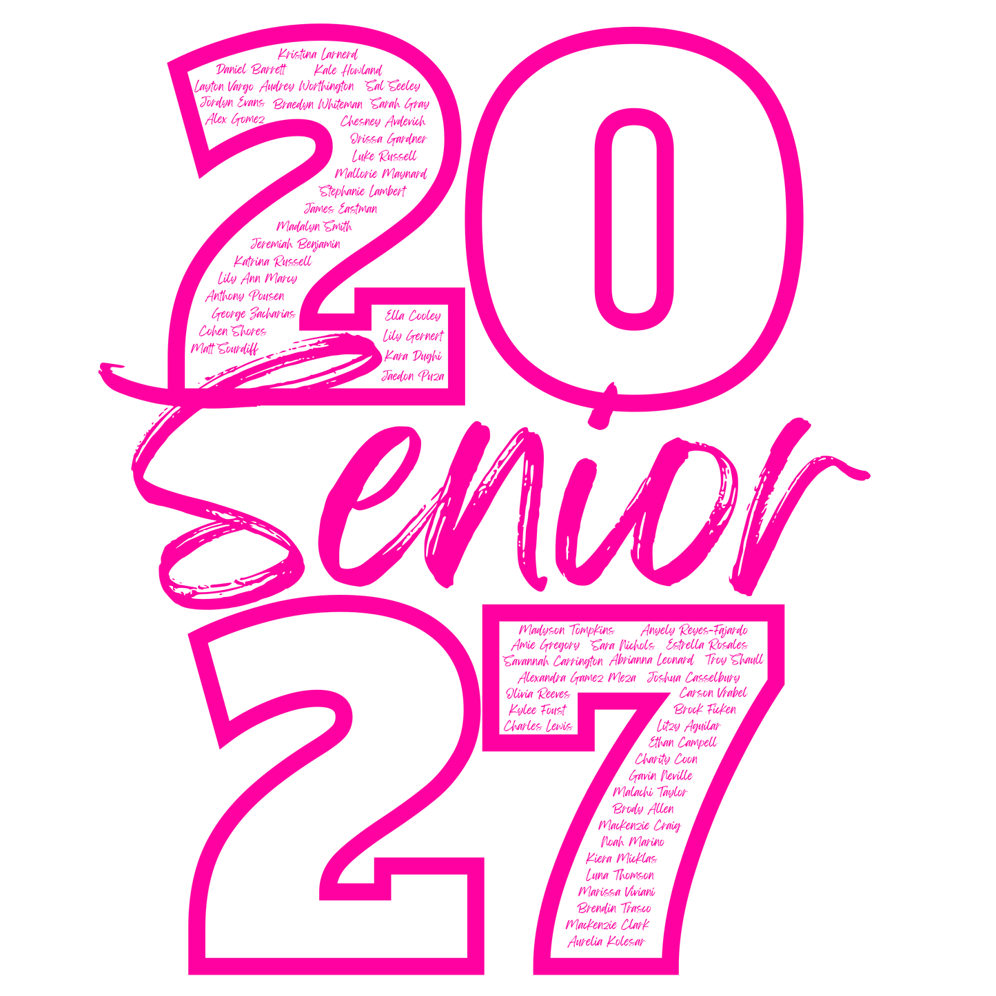 Class of 2027 Long Sleeve T-Shirt