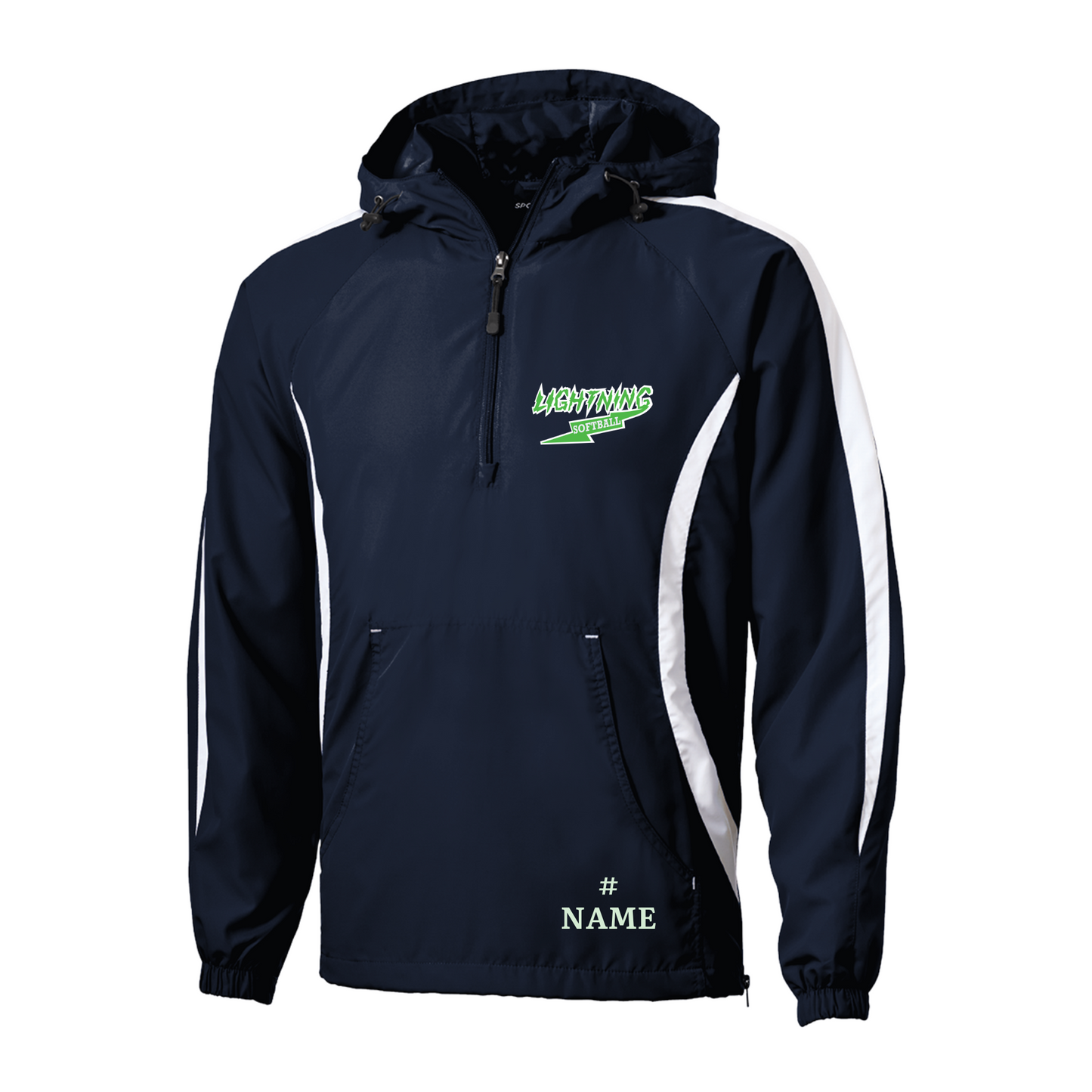 Sport Tek Colorblock Raglan Anorak