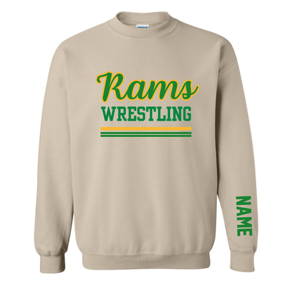 Rams Wrestling - Gildan Heavy Blend Adult Crewneck Sweatshirt