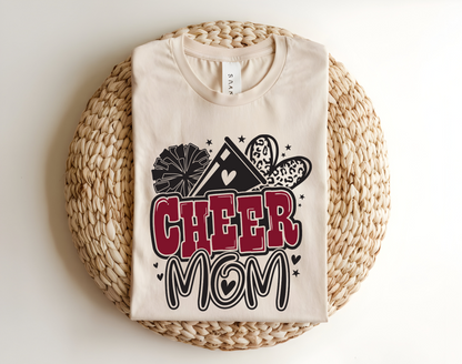 Cheer Mom T-Shirt - Customize Design Colors