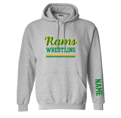 Rams Wrestling - Gildan Heavy Blend Adult Hoodie