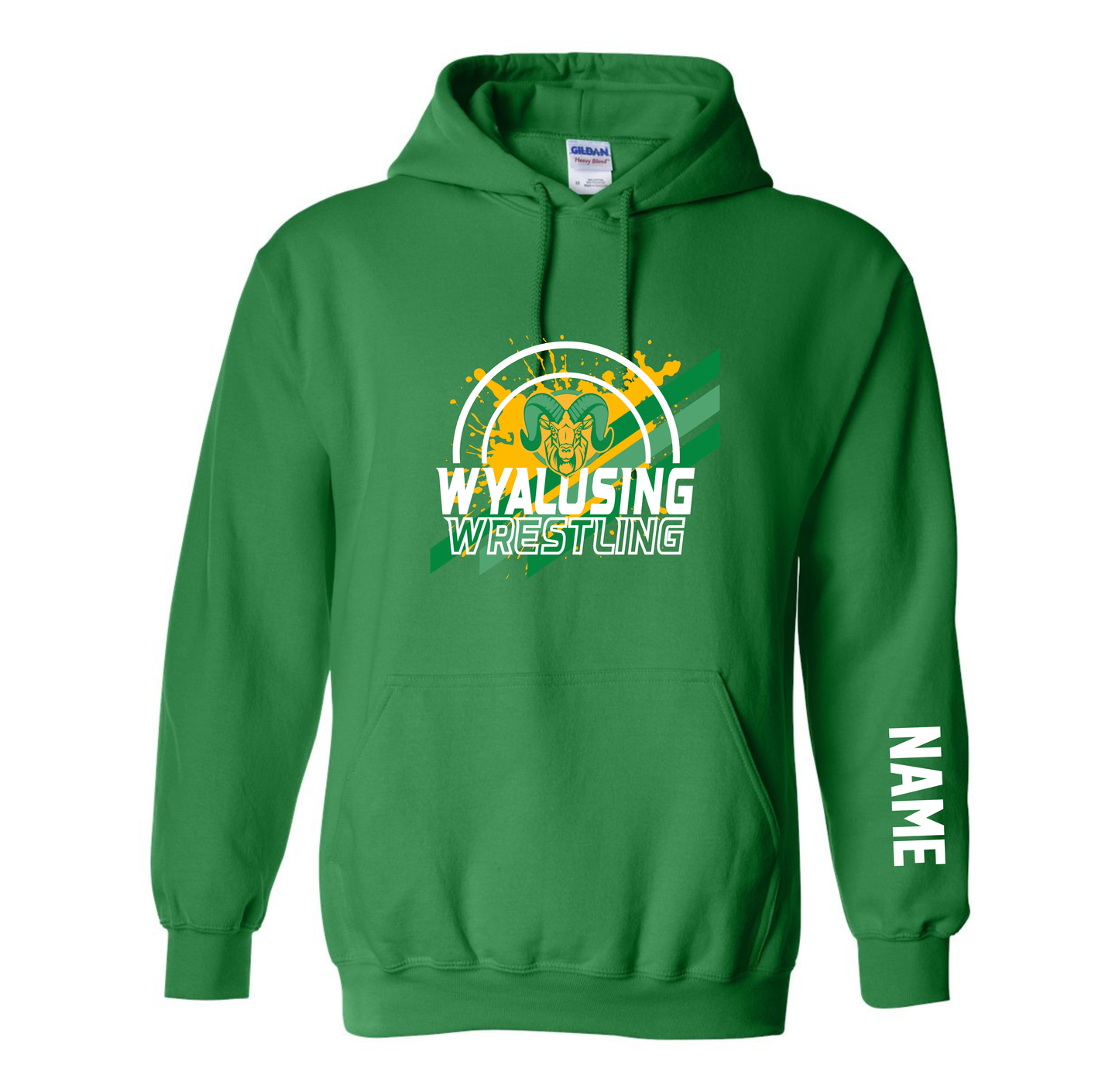 Wyalusing Wrestling - Gildan Heavy Blend Adult Hoodie