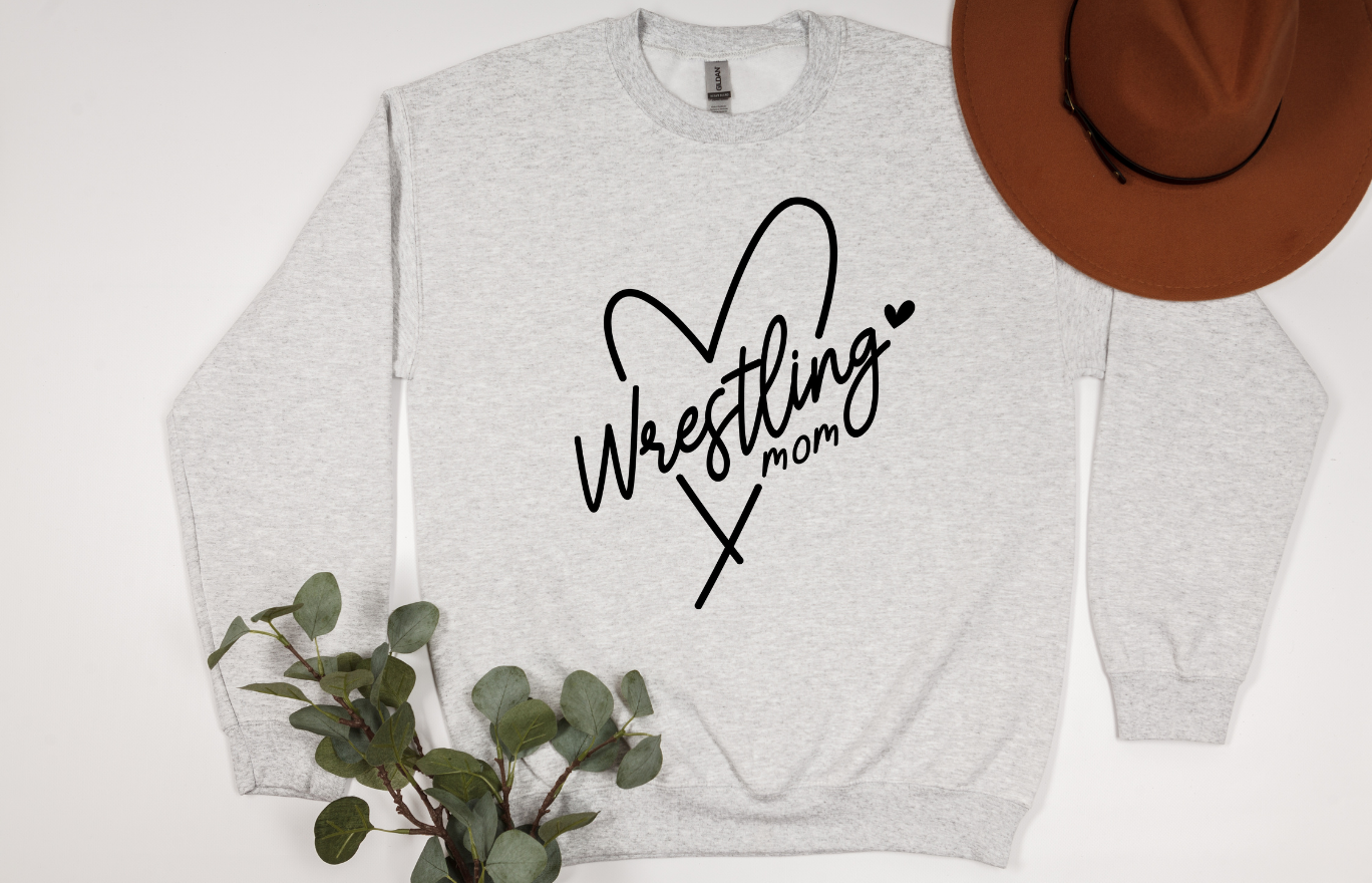 Wrestling Mom - Wrestling Crewneck