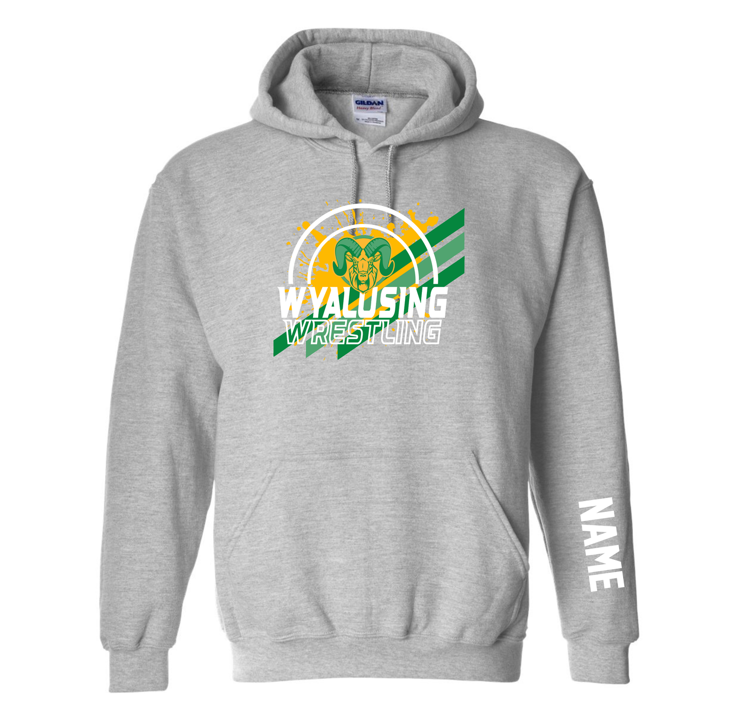 Wyalusing Wrestling - Gildan Heavy Blend Adult Hoodie
