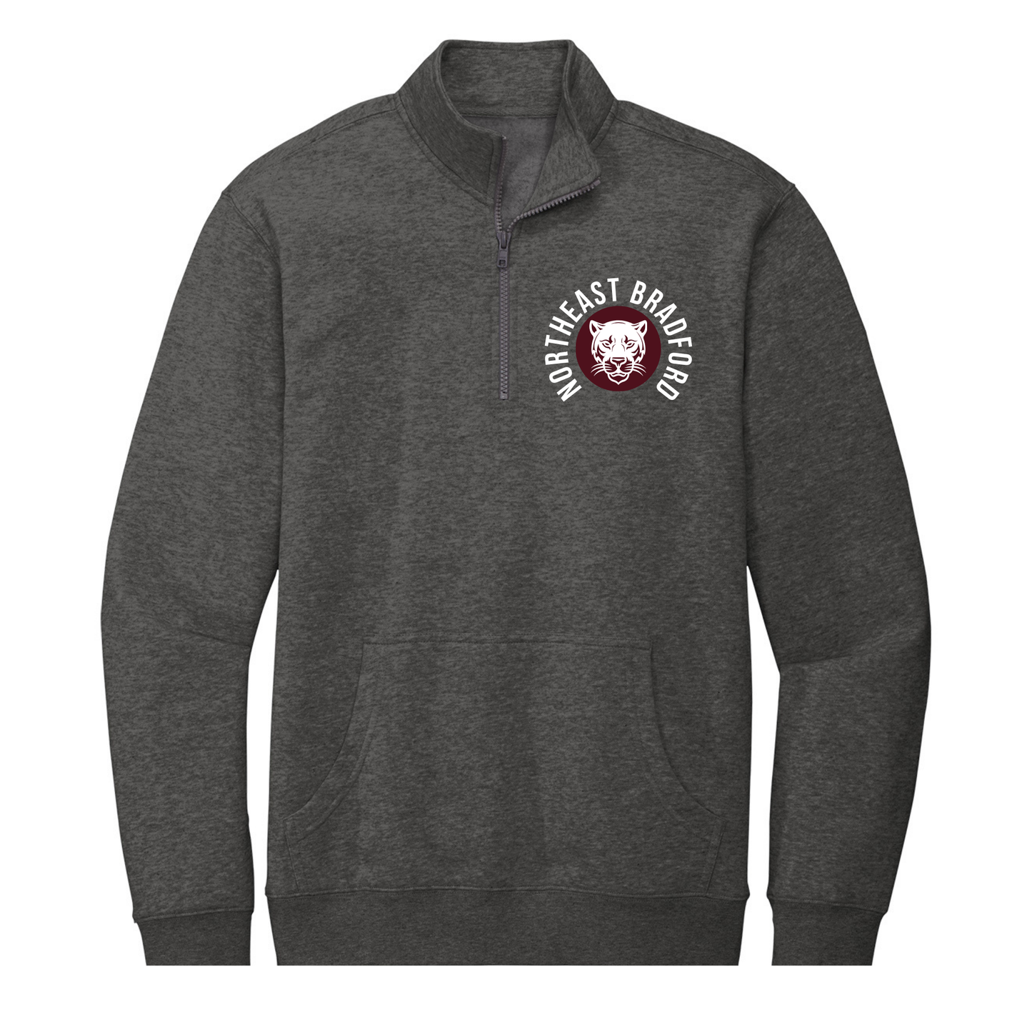 1/4 Zip Sweatshirt with Pocket - Custom School Mascot