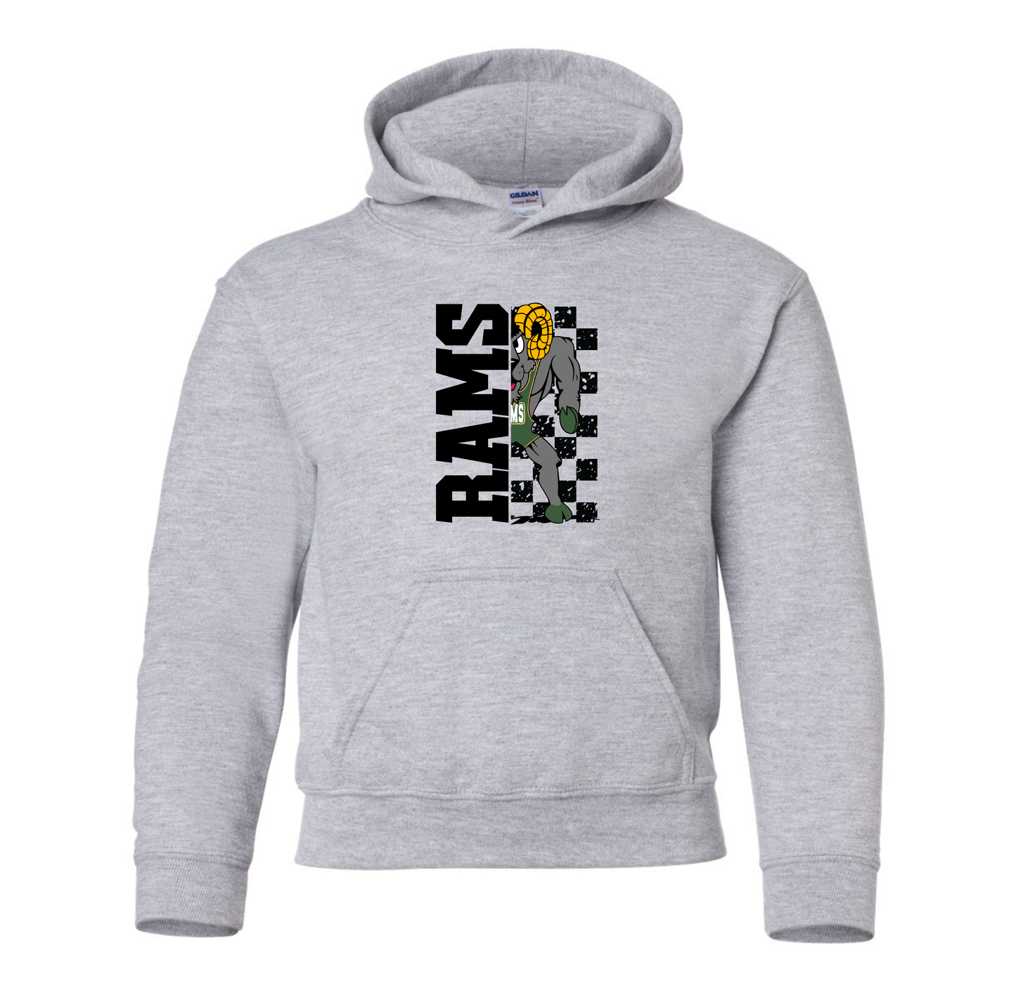 Rams - Gildan Heavy Blend Youth Hoodie