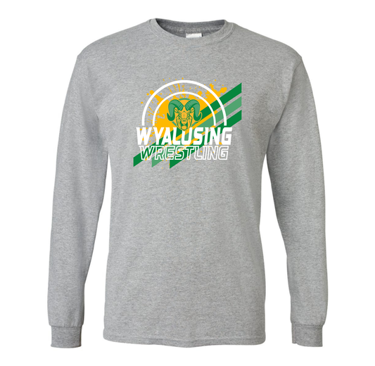 Wyalusing Wrestling - Gildan DryBlend Adult Long Sleeve T-Shirt
