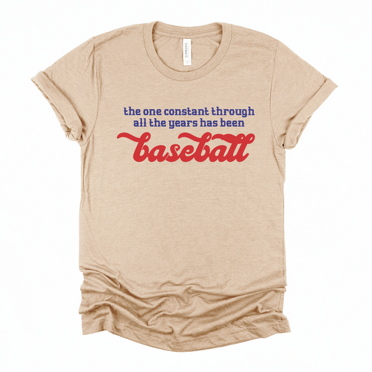 The One Constant is Baseball - Field of Dreams - Baseball Shirt