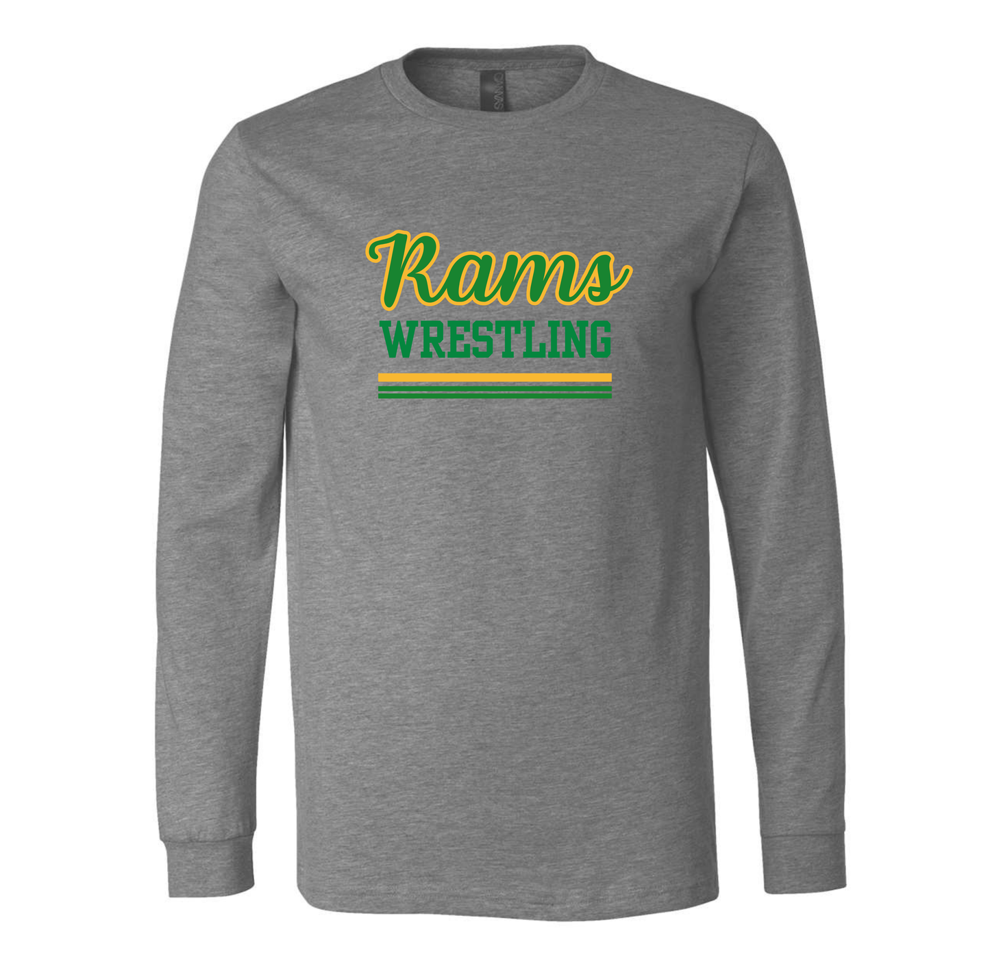 Rams Wrestling - Bella Canvas CVC Adult Long Sleeve T-Shirt