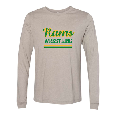 Rams Wrestling - Bella Canvas CVC Adult Long Sleeve T-Shirt