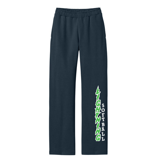 District Fleece Open Bottom Adult Sweatpants