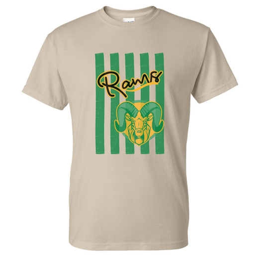 Striped Rams Unisex T-Shirt