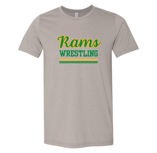 Rams Wrestling - Bella Canvas CVC Adult T-Shirt