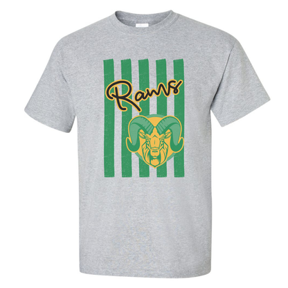 Striped Rams Unisex T-Shirt