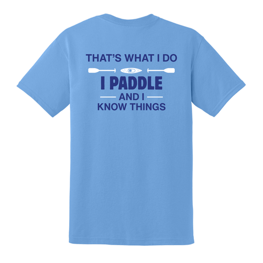 I Paddle and I Know Things - EMO Staff T-Shirt