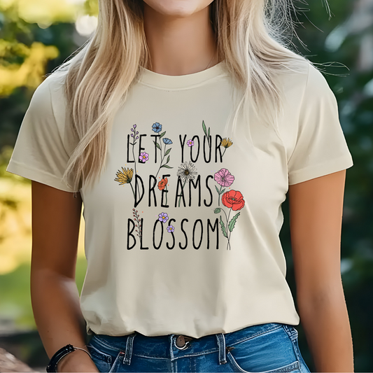 Let Your Dreams Blossom - Vintage Floral Shirt