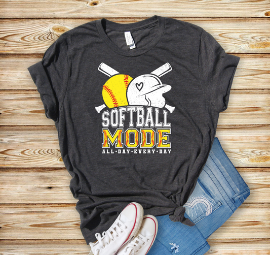 Softball Mode - Softball T-Shirt