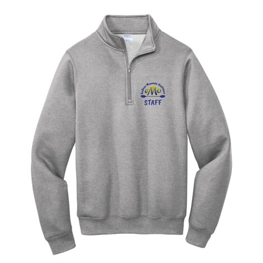 EMO Staff Port & Company 1/4 Zip Sweatshirt