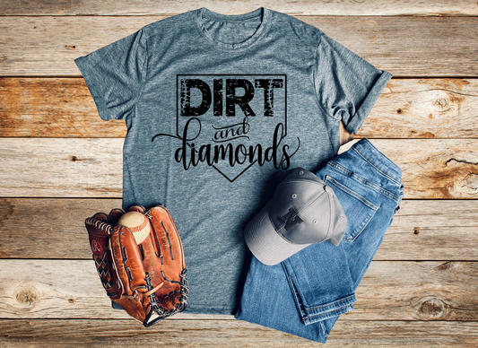 Dirt and Diamonds - Softball Shirt