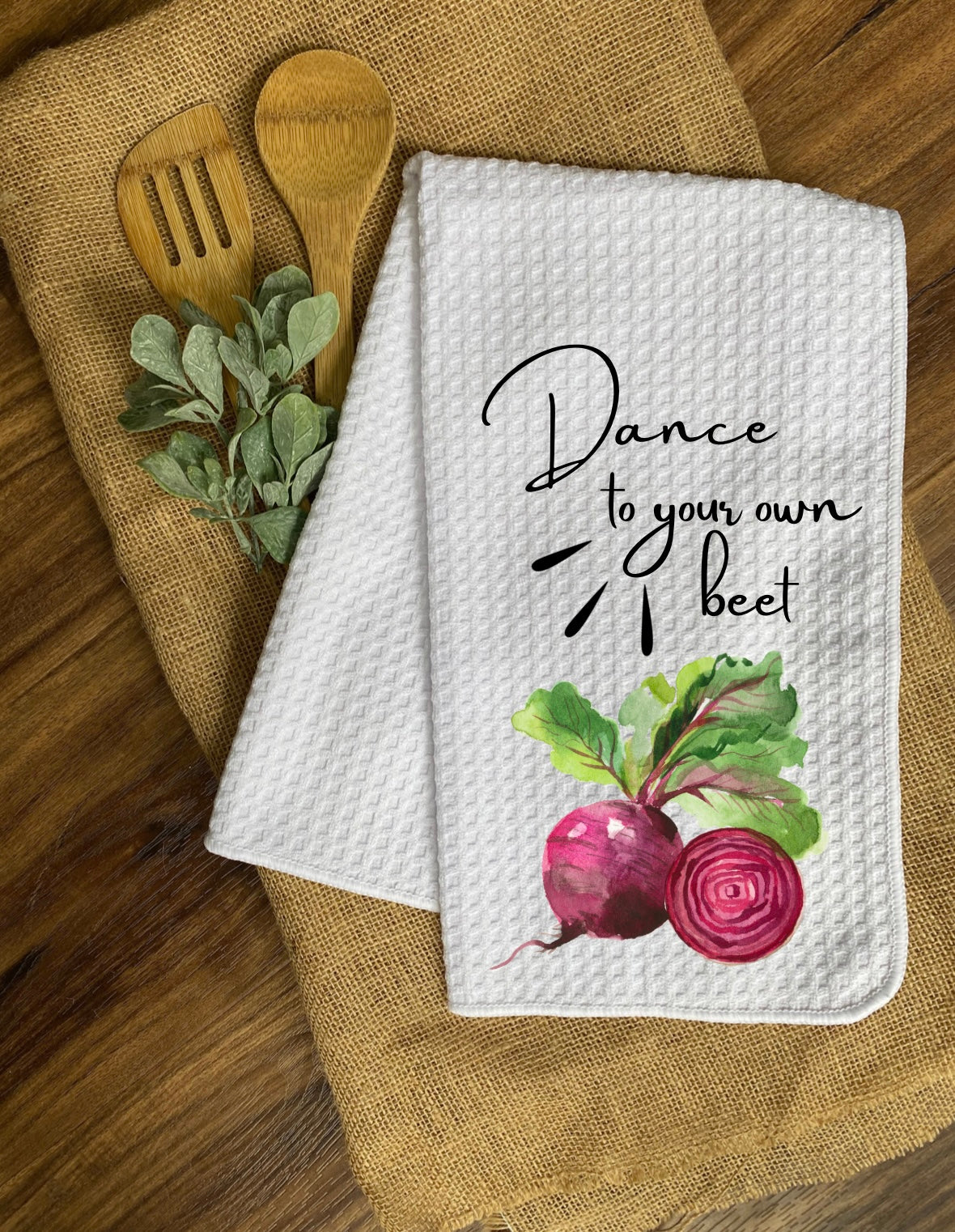Dance to Your Own Beet - Kitchen Hand Towel